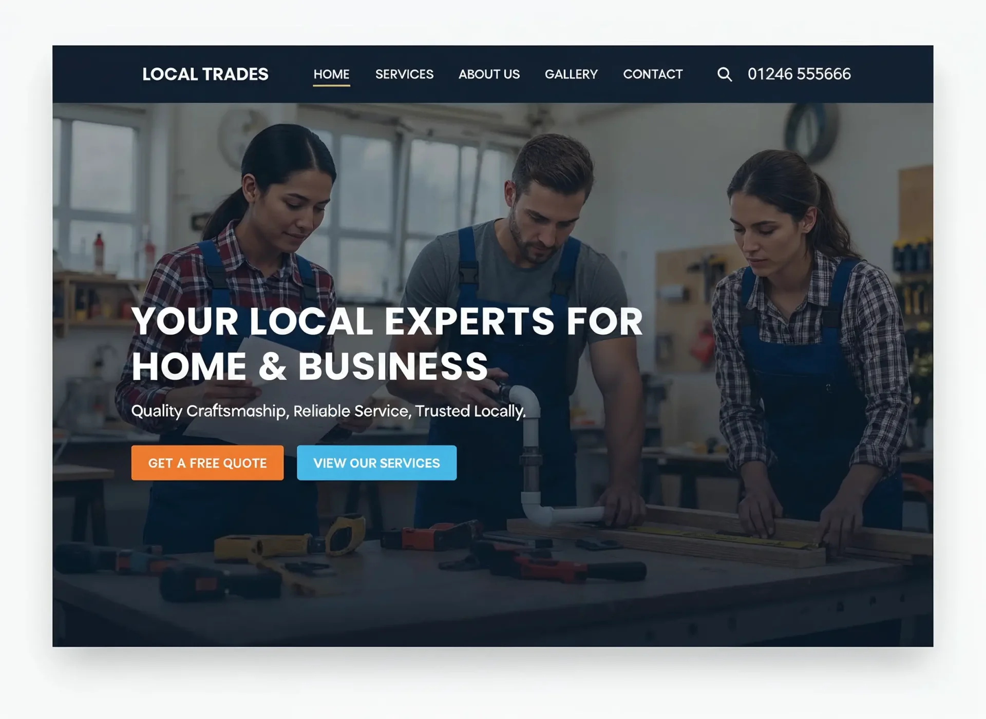 Small Business Website Design Chesterfield